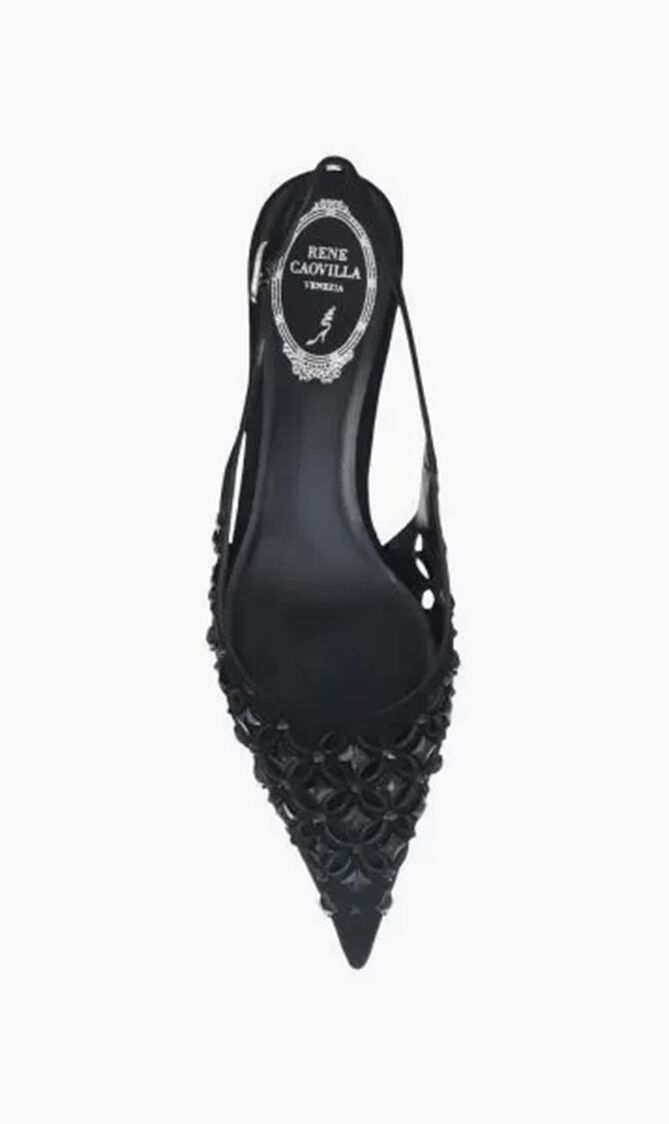 BLACK SUEDEJET STRASS