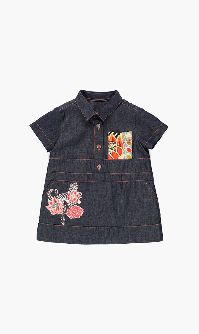 Chambray Denim Dress