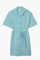 Blend Belted Button Dress