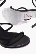 CLEO - BLACK SATIN-LAMBJET STRASS