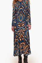 Pineapple Ikat Maxi Dress