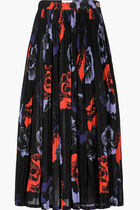 Pleated Poppies Skirt