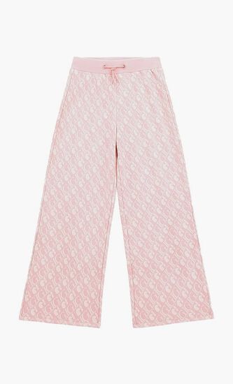 JACQUARD PONTE PANTS_MINI ME