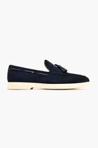 Suede Tassel Loafers