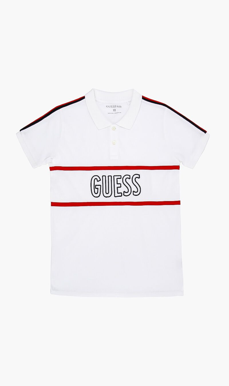 Buy GUESS Logo Short Sleeve Polo for AED 60.00 The Deal Outlet