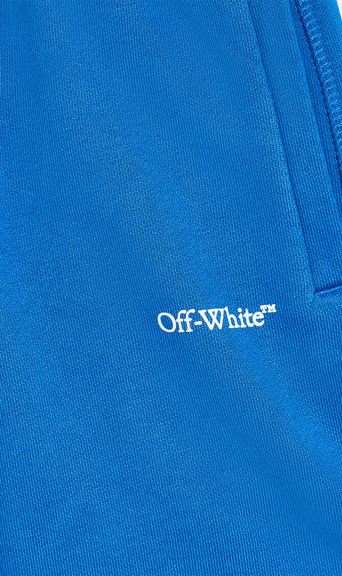 BOOKISH SWEATSHORT BLUE WHITE