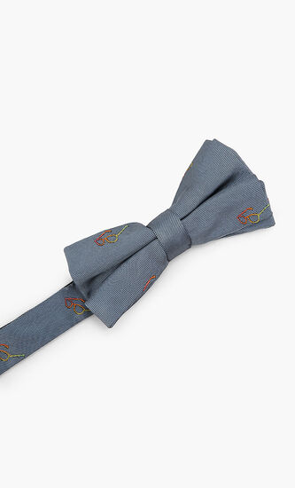 Printed Wide Bow Tie
