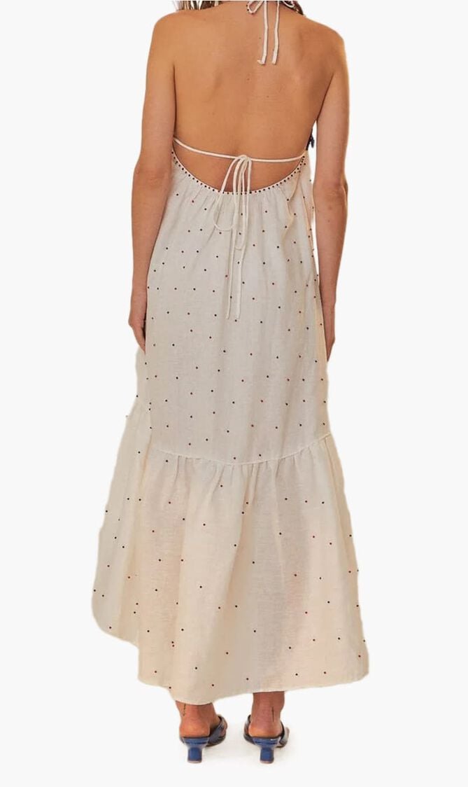 Beaded Fishes Sleeveless Maxi Dress Beaded Fishes Sleeveless Maxi Dress