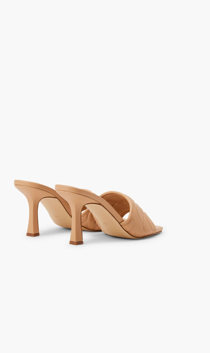 QUILTED MULE SANDAL