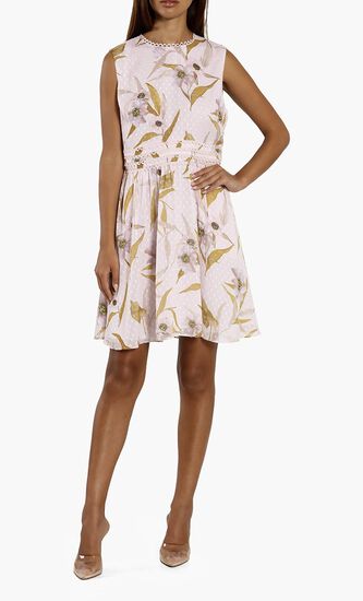 Rontie Cabana Printed Skater Dress