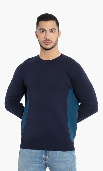 Contrast Effects Knit Sweater