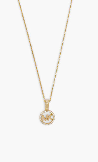 LOGO CHARM NECK