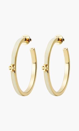 KIRA ENAMEL HOOP EARRING