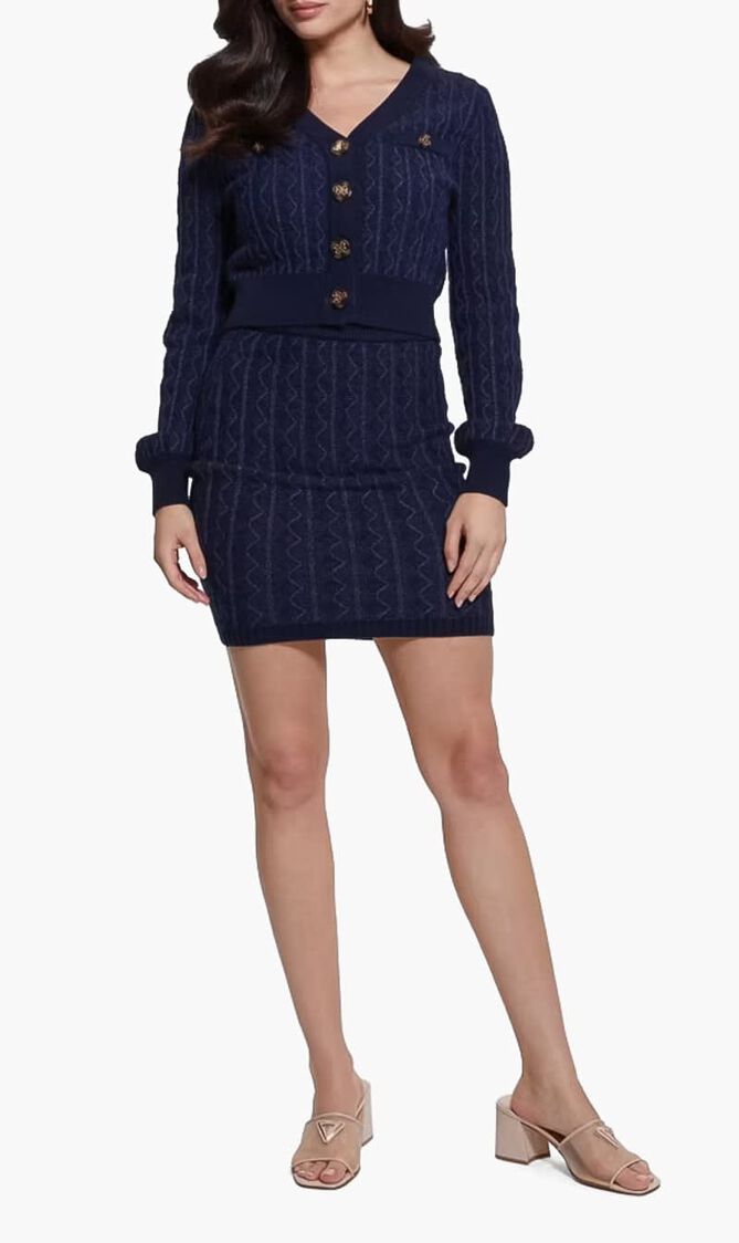 Tiffany Zig Zag Sweater Skirt