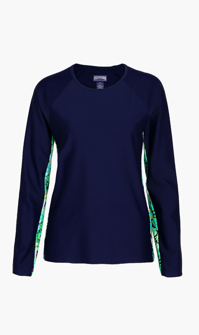 Roller Printed Long Sleeve Top