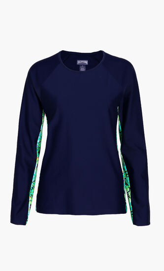 Roller Printed Long Sleeve Top