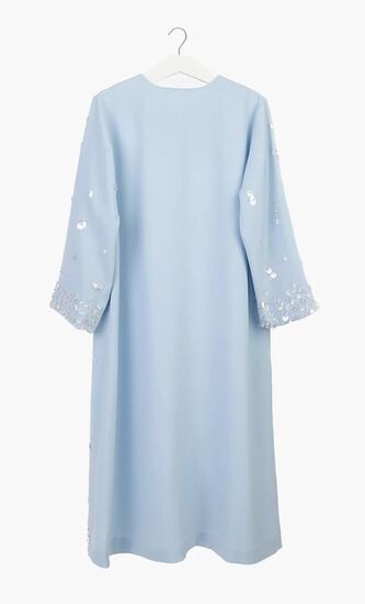 SEQUIN SCATTER DETAIL EMBELLISHED DRESS