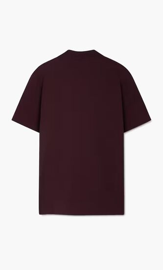 POLO PIQUET FABRIC WITH PRINTED SILK INSERTS + VERSACE EMBROIDERY