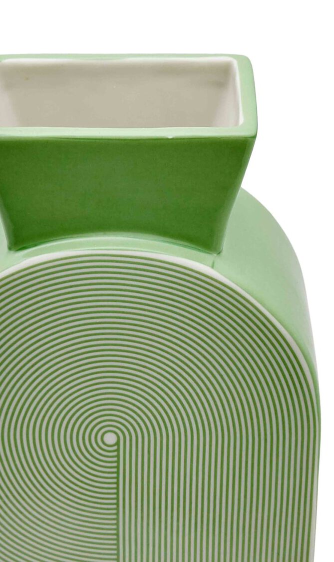 JNR POMPIDOU CORNER VASE - CELADON