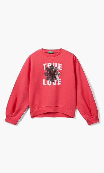 Reversible Sequin Sweatshirt