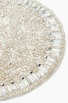 طقم بيفل مؤلف من أربع قواعد للأكواب بلون فضي