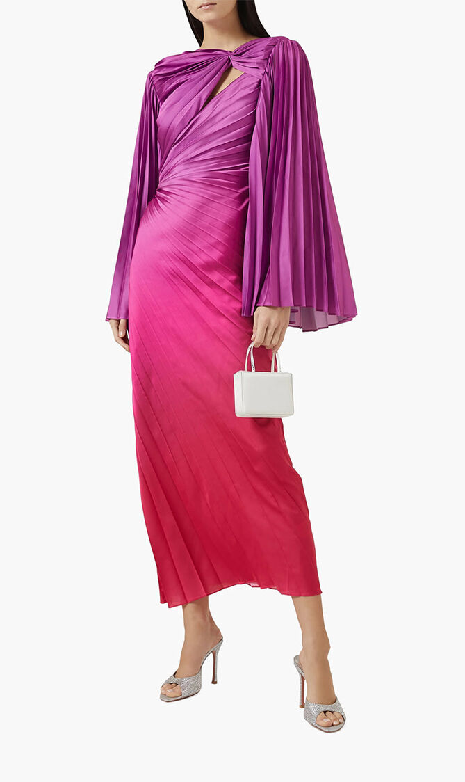 Tillington Pleated Midi Dress