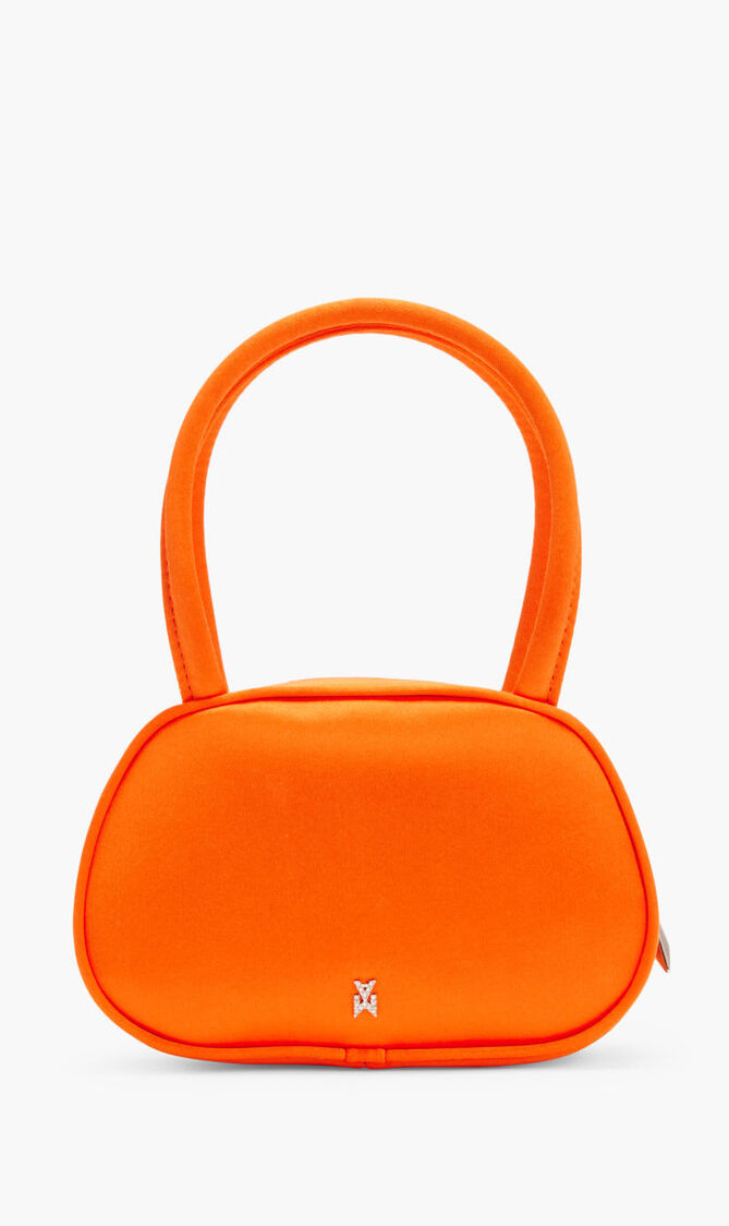 SUPERAMINI BELLA SATIN ORANGE & WHITE CRYSTALS