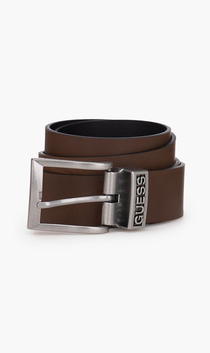 Reversible Belt With Two Buckles