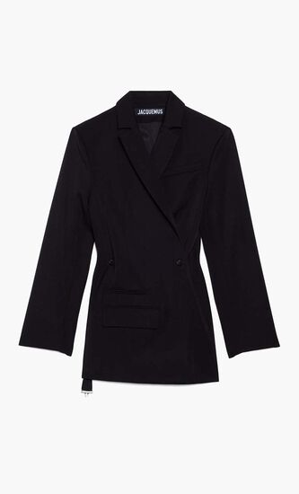 Double Breasted Fitted Jacket