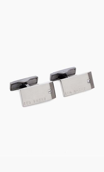 Corner Crystal Cufflinks