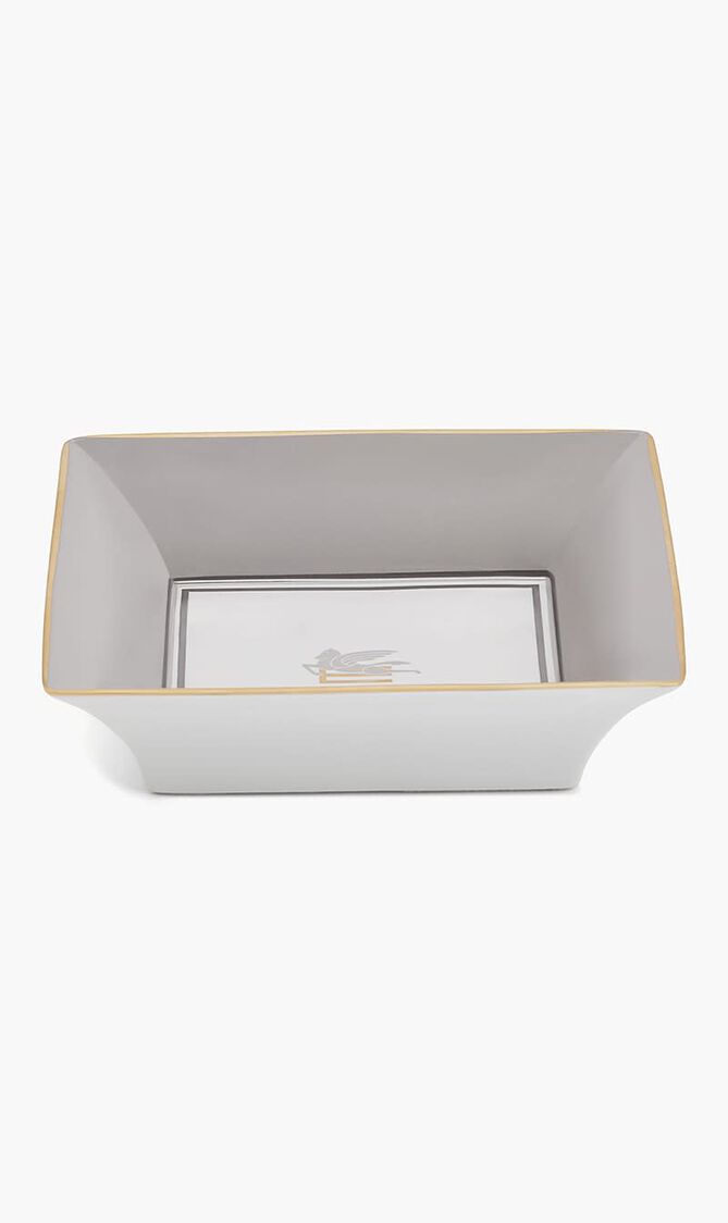 Pegaso Trinket Tray Square Small Grey