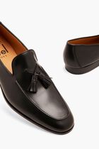 Alligator Effect Leather Loafers