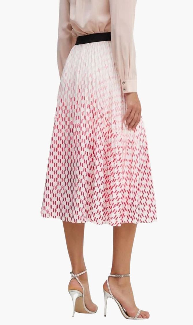 Degrade Pleated Skirt