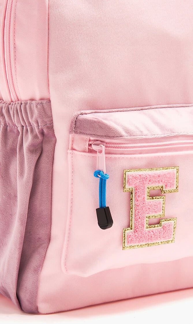 Chenille Sparkle Letter 'E' patch