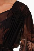 ILLUMINATE DRAWN SHEATH DRESS