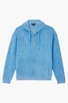Terry Mineral Dye Zip Up Hoodie