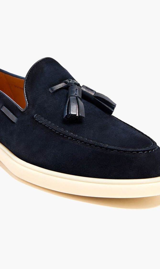 Suede Tassel Loafers