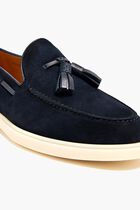 Suede Tassel Loafers