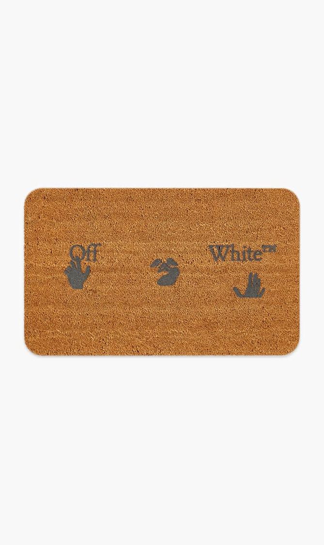 DOORMAT MAN SWIMMING LOGO BROWN DARK GR