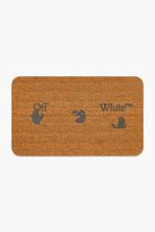 DOORMAT MAN SWIMMING LOGO BROWN DARK GR