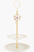 Peacock Extravaganza Cake Stand Gold