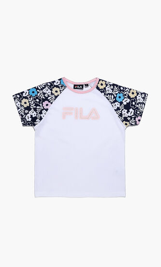 Flower Print Logo T-shirt