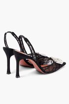 Camelia 90 Lace Slingback Pumps