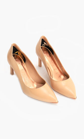 Ernil Leather Pointed Toe Pumps