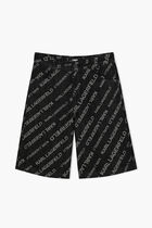 Denim Logo Shorts