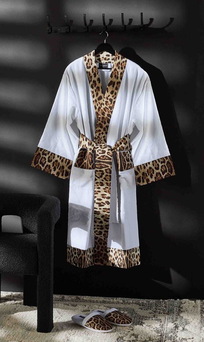 Cotton Terry Bath Robe Small White Cotton Terry Bath Robe Small White