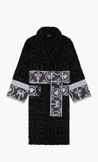 All Over Logo Bathrobe