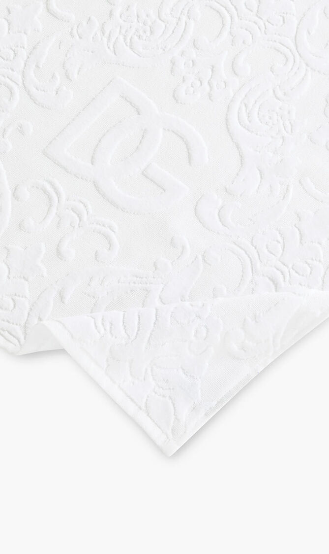 DGA ALL DECORS 5 PIECES BATH TOWELS SET WHITE