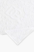 DGA ALL DECORS 5 PIECES BATH TOWELS SET WHITE