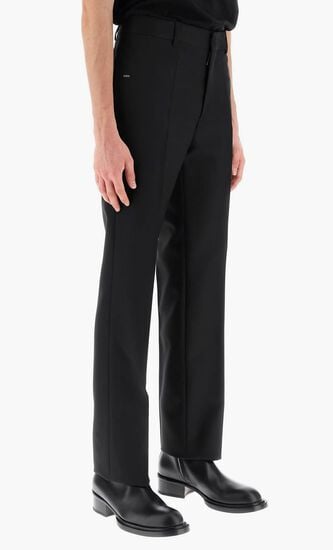 CORP DRILL SLIM PANT BLACK WHITE